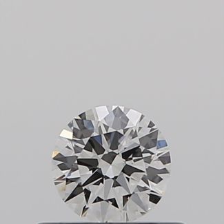 0.30 Carat Round F VVS2 EX GIA Natural Diamond