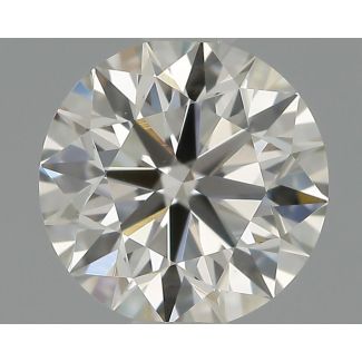 0.62 Carat Round H VS1 EX IGI Natural Diamond