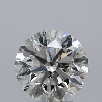 2.50 Carat Round H SI2 EX IGI Natural Diamond