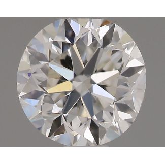 0.4 Carat Round H VVS2 GD EX GIA Natural Diamond