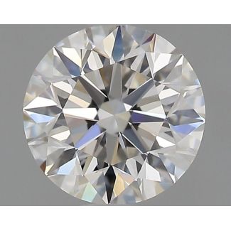 0.8 Carat Round F IF EX GIA Natural Diamond