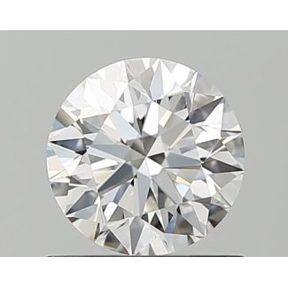 0.8 Carat Round F VS1 EX GIA Natural Diamond