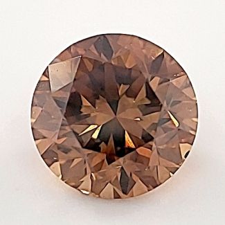 1.5 Carat Round Fancy Brown VS2 GD VG IGI Natural Diamond