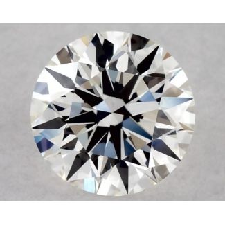 0.35 Carat Round H VVS1 EX GIA Natural Diamond