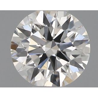 0.31 Carat Round G SI1 EX IGI Natural Diamond