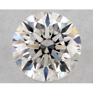 0.31 Carat Round H VVS1 EX GIA Natural Diamond