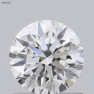 0.67 Carat Round H VVS1 EX GIA Natural Diamond