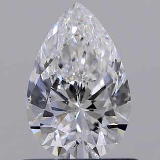 0.62 Carat Pear D SI1 - EX VG GIA Natural Diamond