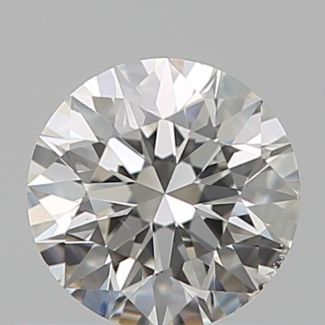 0.40 Carat Round H SI1 EX GIA Natural Diamond