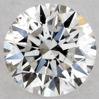 0.24 Carat Round G SI1 EX GIA Natural Diamond