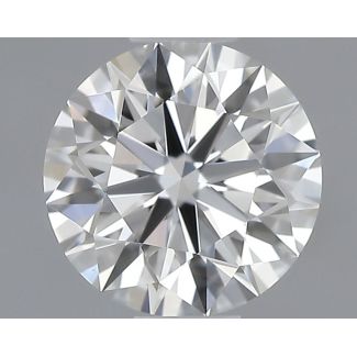 0.46 Carat Round F VS1 EX GIA Natural Diamond