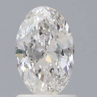 1.00 Carat Oval F SI2 - VG G GIA Natural Diamond