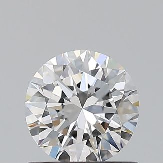 0.7 Carat Round D VVS2 EX GIA Natural Diamond