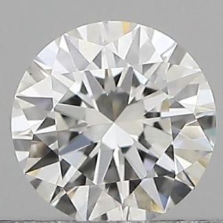 0.22 Carat Round G VVS2 EX GIA Natural Diamond