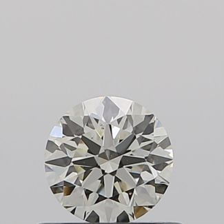 0.42 Carat Round K SI1 EX GIA Natural Diamond