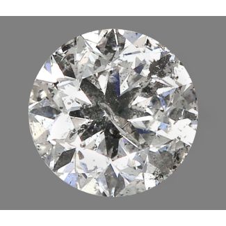 0.90 Carat Round J I2 G EX VG GIA Natural Diamond