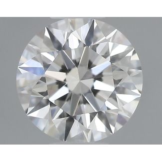 0.32 Carat Round F VVS1 EX GIA Natural Diamond