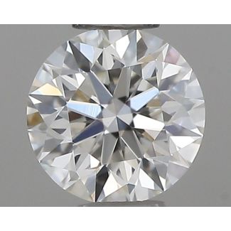 0.3 Carat Round F VVS2 EX IGI Natural Diamond