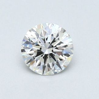 0.51 Carat Round G SI1 EX GIA Natural Diamond