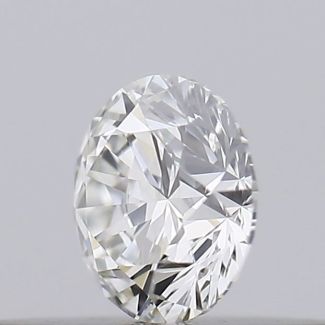 0.18 Carat Round H VVS2 EX GIA Natural Diamond