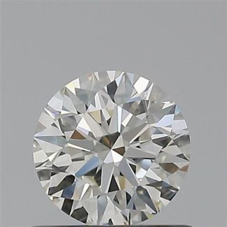 0.53 Carat Round H VVS2 EX IGI Natural Diamond