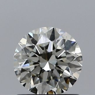 0.80 Carat Round K VS2 VG EX GIA Natural Diamond