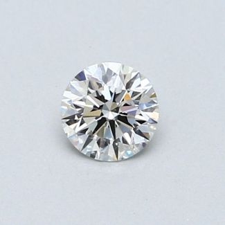 0.37 Carat Round F SI1 VG EX GIA Natural Diamond