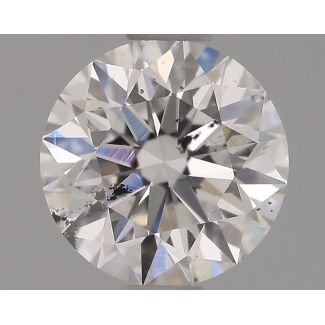 0.7 Carat Round D SI2 EX GIA Natural Diamond