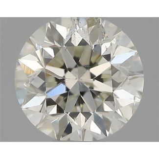 0.40 Carat Round H SI2 VG EX IGI Natural Diamond