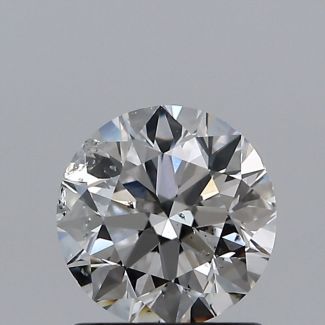 1.01 Carat Round F SI1 VG EX GIA Natural Diamond