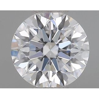 0.59 Carat Round D IF EX GIA Natural Diamond