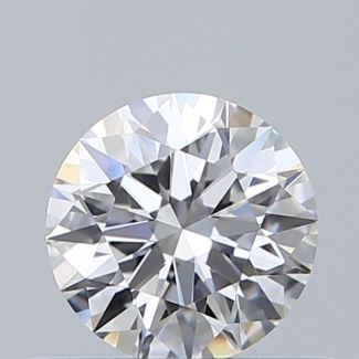 0.51 Carat Round E IF EX GIA Natural Diamond