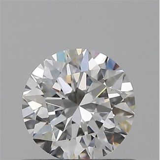 0.50 Carat Round E SI1 EX GIA Natural Diamond