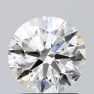 1.5 Carat Round E SI1 EX VG GIA Natural Diamond