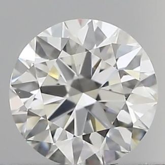 0.40 Carat Round G VVS2 EX VG GIA Natural Diamond