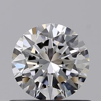 0.51 Carat Round E VS1 EX GIA Natural Diamond