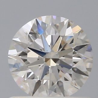 0.70 Carat Round J VS1 EX GIA Natural Diamond