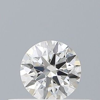 0.23 Carat Round F VVS2 EX GIA Natural Diamond