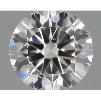 0.4 Carat Round D SI1 EX VG IGI Natural Diamond