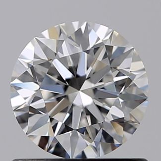 0.70 Carat Round E VVS1 EX GIA Natural Diamond