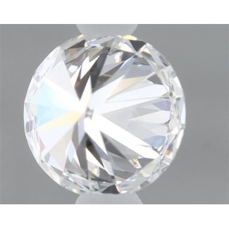 0.39 Carat Round F VVS2 EX GIA Natural Diamond