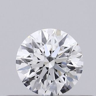 0.27 Carat Round E VVS1 EX GIA Natural Diamond