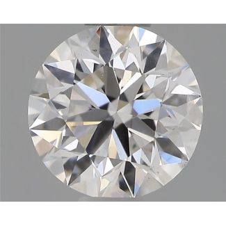 0.51 Carat Round D SI2 EX GIA Natural Diamond