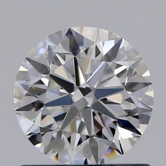 0.80 Carat Round F VS1 VG EX GIA Natural Diamond