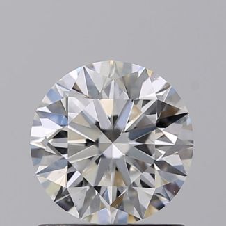 0.90 Carat Round D VS2 EX GIA Natural Diamond