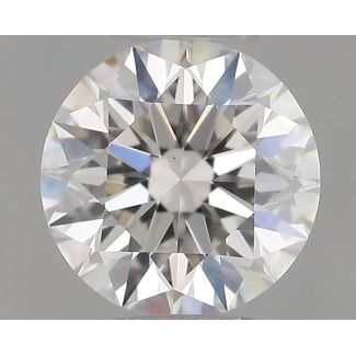 0.52 Carat Round G VS1 EX IGI Natural Diamond