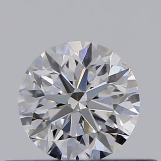 0.41 Carat Round E VVS1 EX GIA Natural Diamond