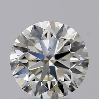 0.90 Carat Round J VS1 VG EX GIA Natural Diamond