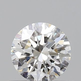 0.52 Carat Round F VS2 EX GIA Natural Diamond