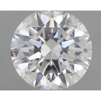 0.51 Carat Round D SI1 EX GIA Natural Diamond